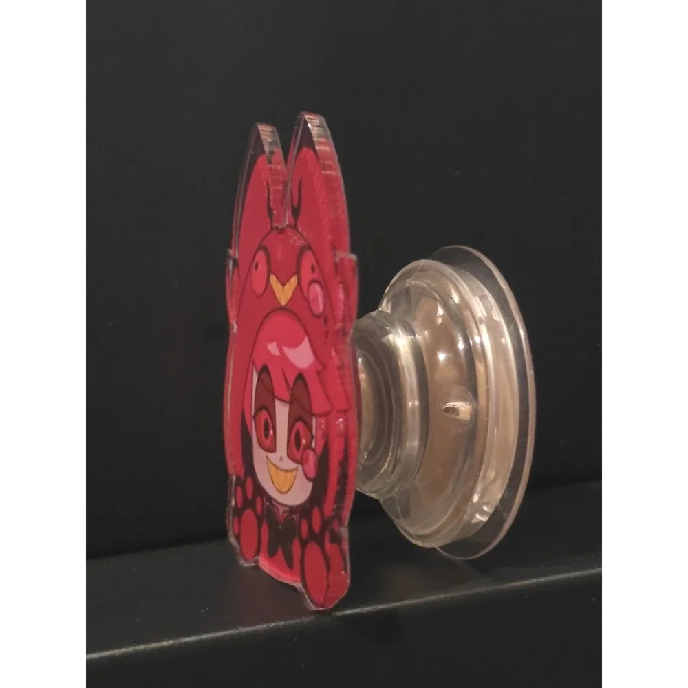 Hazbin Hotel Alastor Phone Support Stand Phone Pop Holder Adhesive Grip